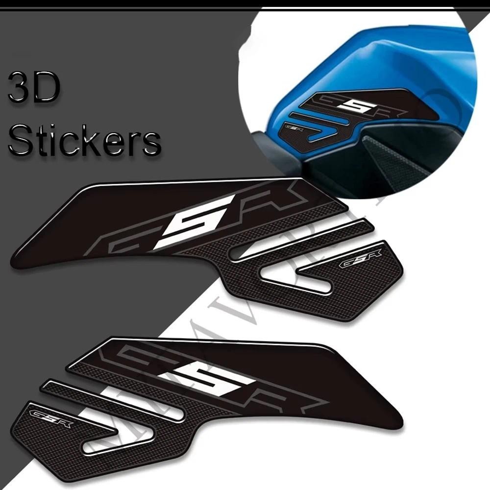 Para Suzuki GSR 600 750 GSR600 GSR750 Adesivos Da Motocicleta Decalques Almofada Do Tanque De Óleo Combustível Apertos L