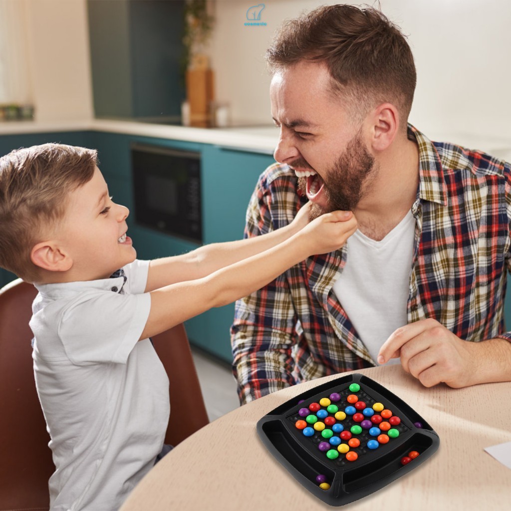 Jogo De Mesa De Tabuleiro De Xadrez De Duelo Duplo-Interativo Seguro E Durável Para Pais Filhos Festa Em Família
