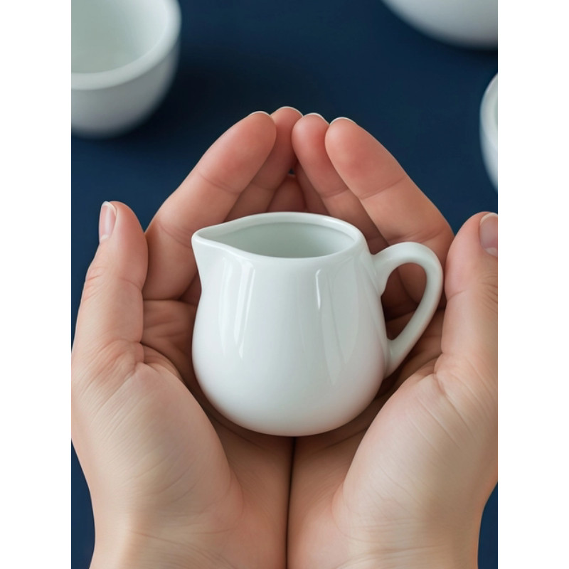 Yayu cerâmica branca utensílios de mesa café casa Hotel comida ocidental tarde chá molho copo pote leite copo açúcar