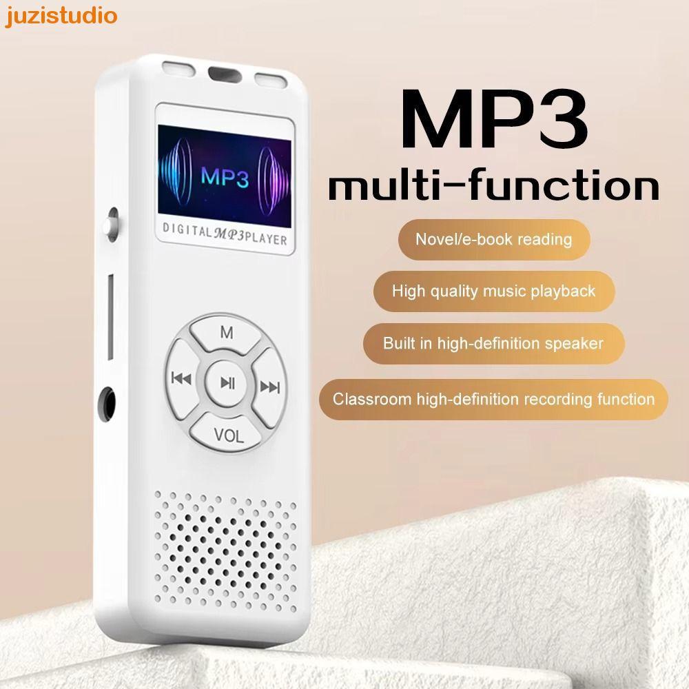 JUZISTUDIO MP3 De Estudante , Alto-Falante Embutido De Alta Capacidade , Reprodutor De Música MP3 , Com Botões Mini Simp