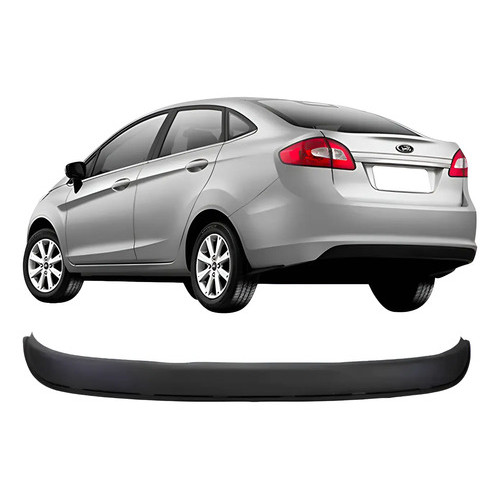Spoiler Parachoque Traseiro Fiesta Mexicano Sedan 11 12 2013 Preto