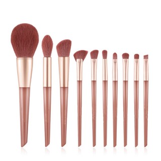 Cangzhou Pincel de maquiagem Cherry Blossom Series Conjunto de 10 peças Pincel de pó solto Pincel de sombra Pincel de co