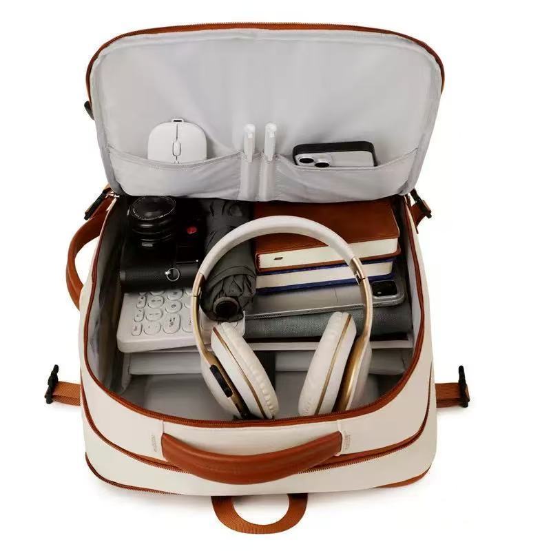 Detalhes do Mochila Empresarial Bolsa De Viagem Grande -Tomada De Cabo USB Antifurto Para Laptop