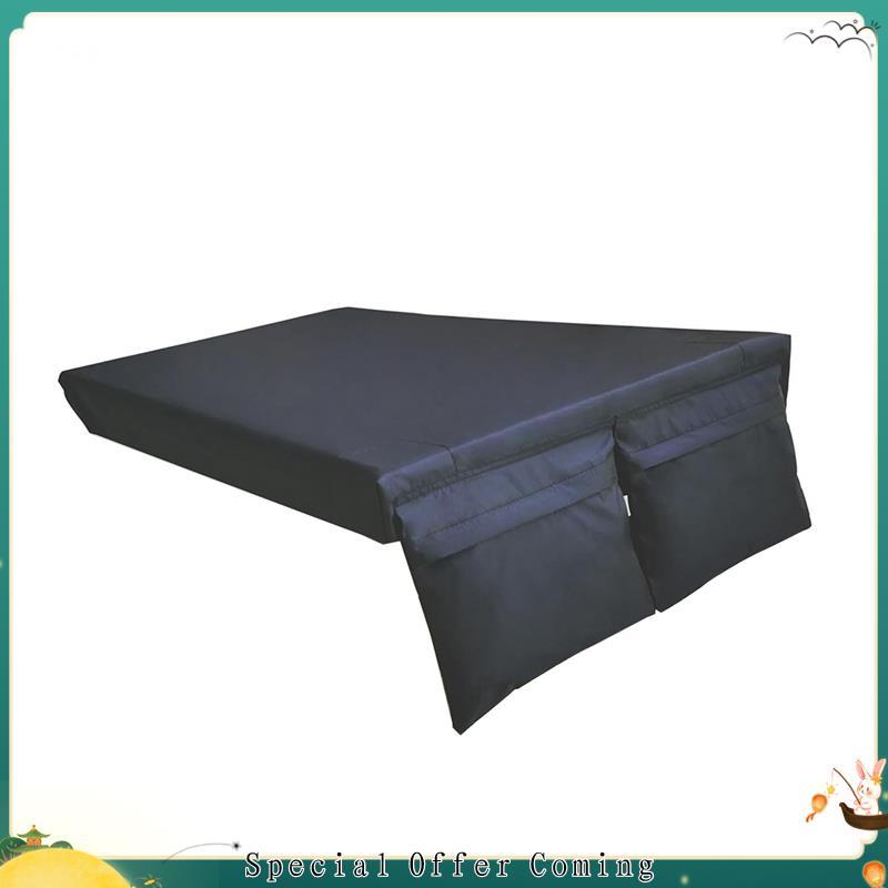 hhuuele1 Capa Contra Poeira Para Placa De Saco De Areia De 1 Peça E De Proteção Solar Com Bolso Zíper Bolsa Preta Jogos