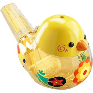 Apito de Água para Pássaros Amarelo, Apito para Chamada de Pássaros, Apito para Água, Apito para Chamada de Corvos para 