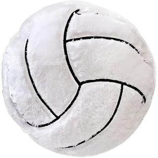 Almofada de Vôlei XZJMY, Almofada Esportiva Macia e Fofa, Brinquedo de Bolas Esportivas Recheadas de 13,8", Almofadas de