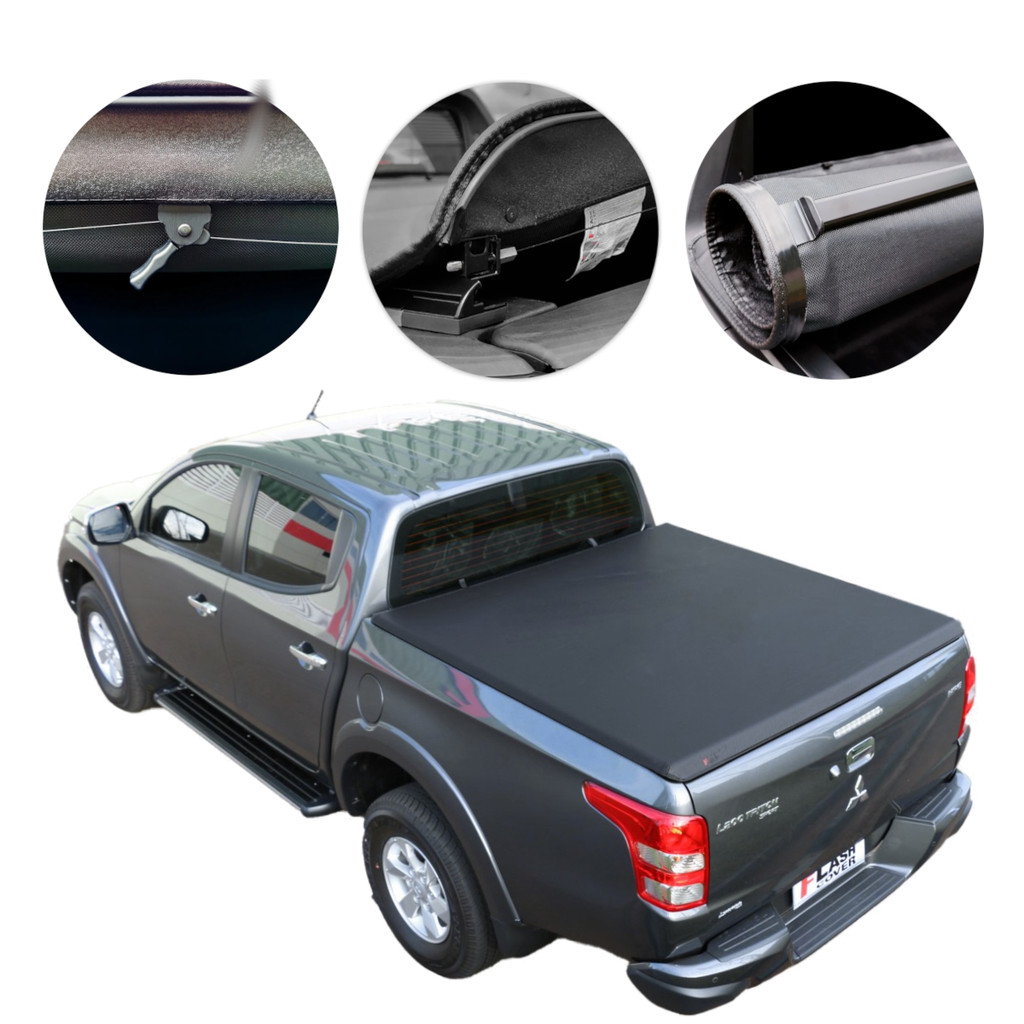 CAPOTA LONA MARÍTIMA L200 TRITON SPORT 2017 A 2025 ALL BLACK