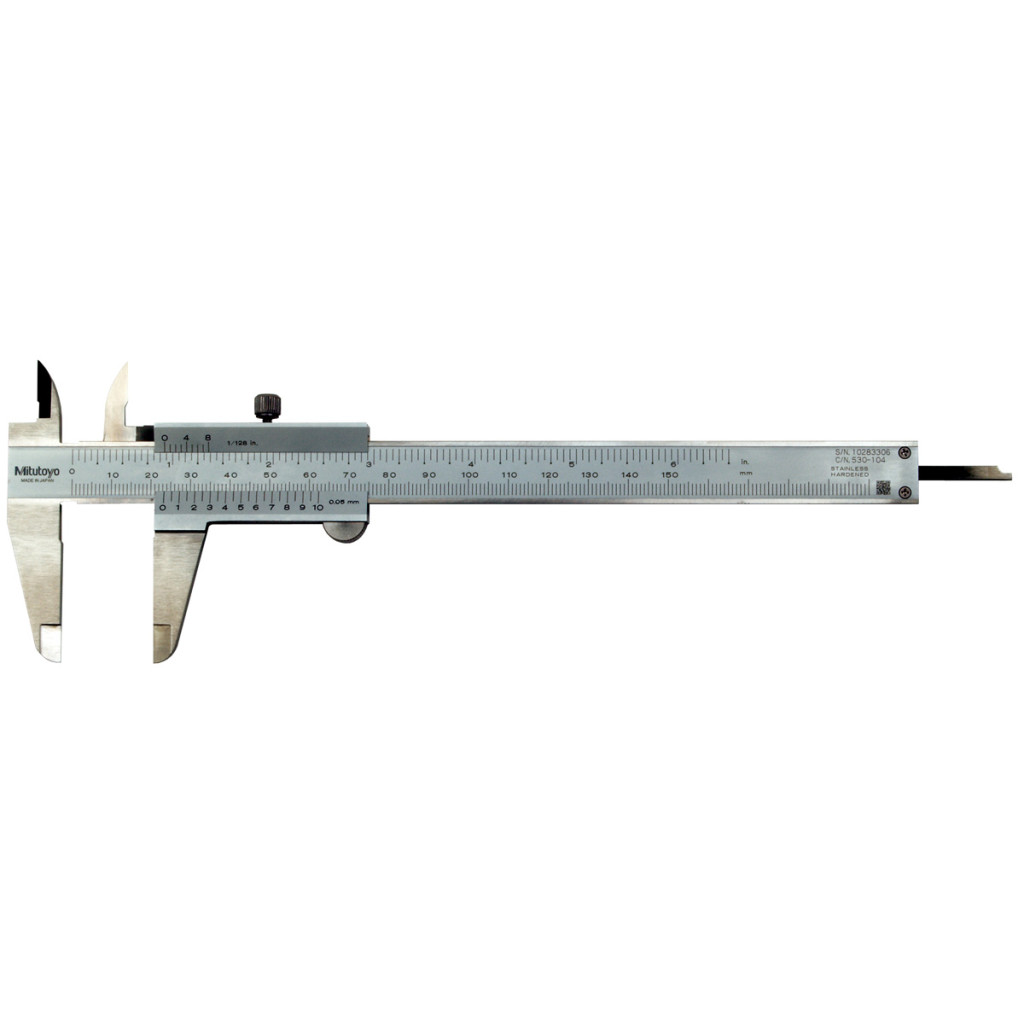Paquímetro Mecânico Mitutoyo 150mm x 0,05mm 530-104