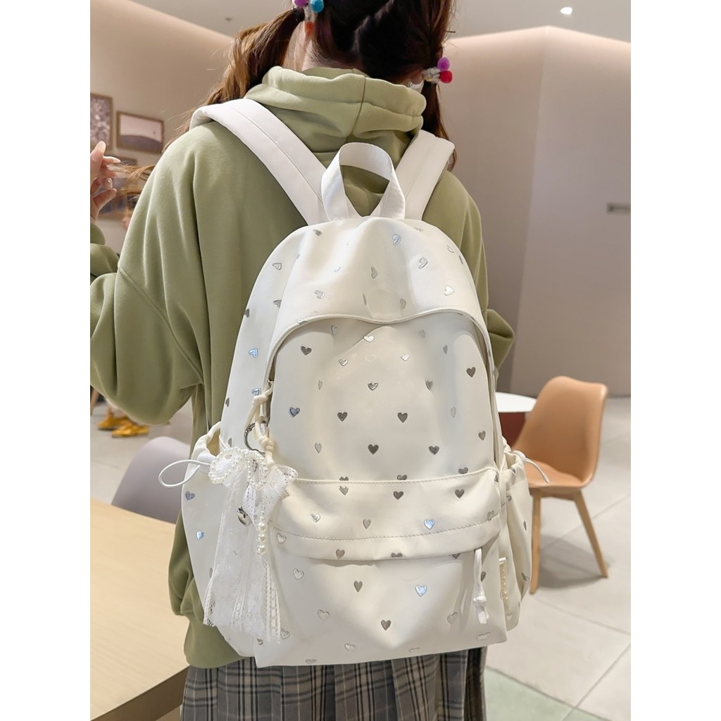 Mochila escolar para meninas do ensino médio ins nicho não-colisão mochila de alto valor leve viagem estudantes da escol
