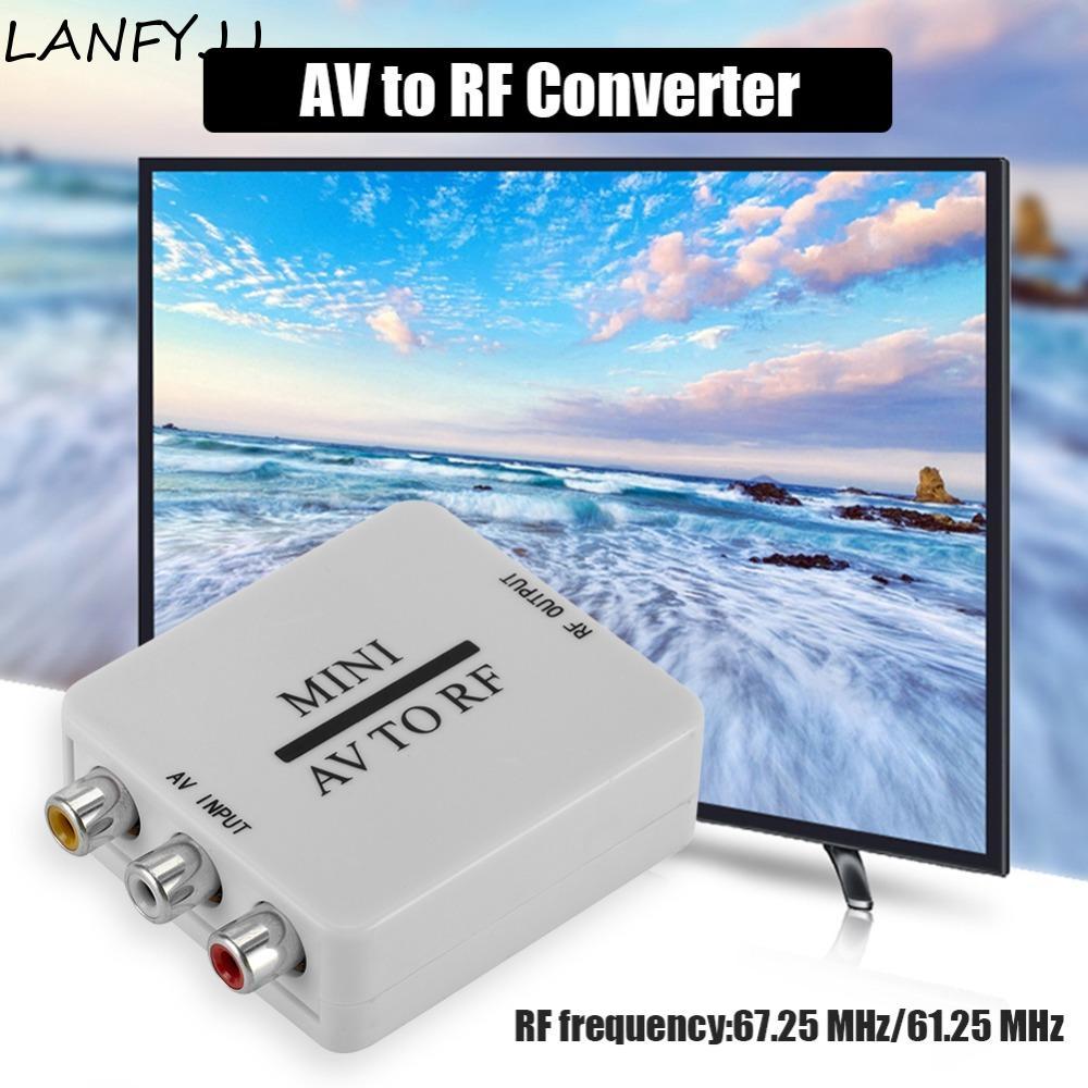 Conversor LANFYJJ RCA AV Para RF , Amplificador 67.25 Mhz 61.25 HD