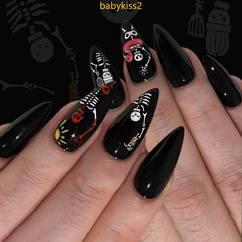 on Nail Cobertura Unhas Artificiais Amêndoa Prensa Falsas