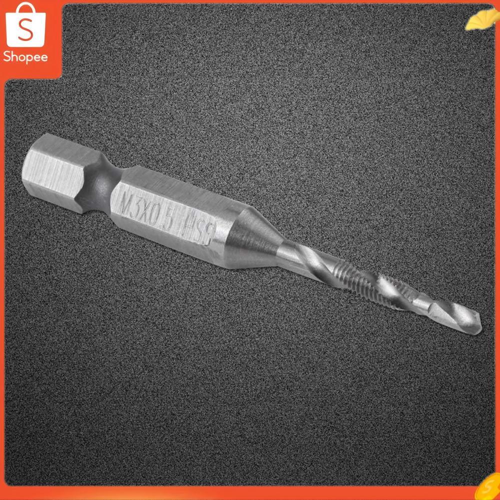 Hap M3 HSS Hex Shank Broca Tap Taper Bits Ferramenta Elétrica Parte Perfuração Corte Alumínio Ferro Soft Metal