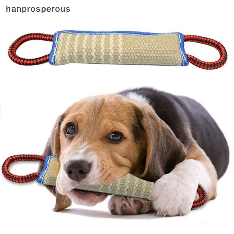Cão Rebocador Mordida Travesseiro Juta Mastigando Buscar Brinquedo Filhote De Cachorro Treinamento Jogo Interativo