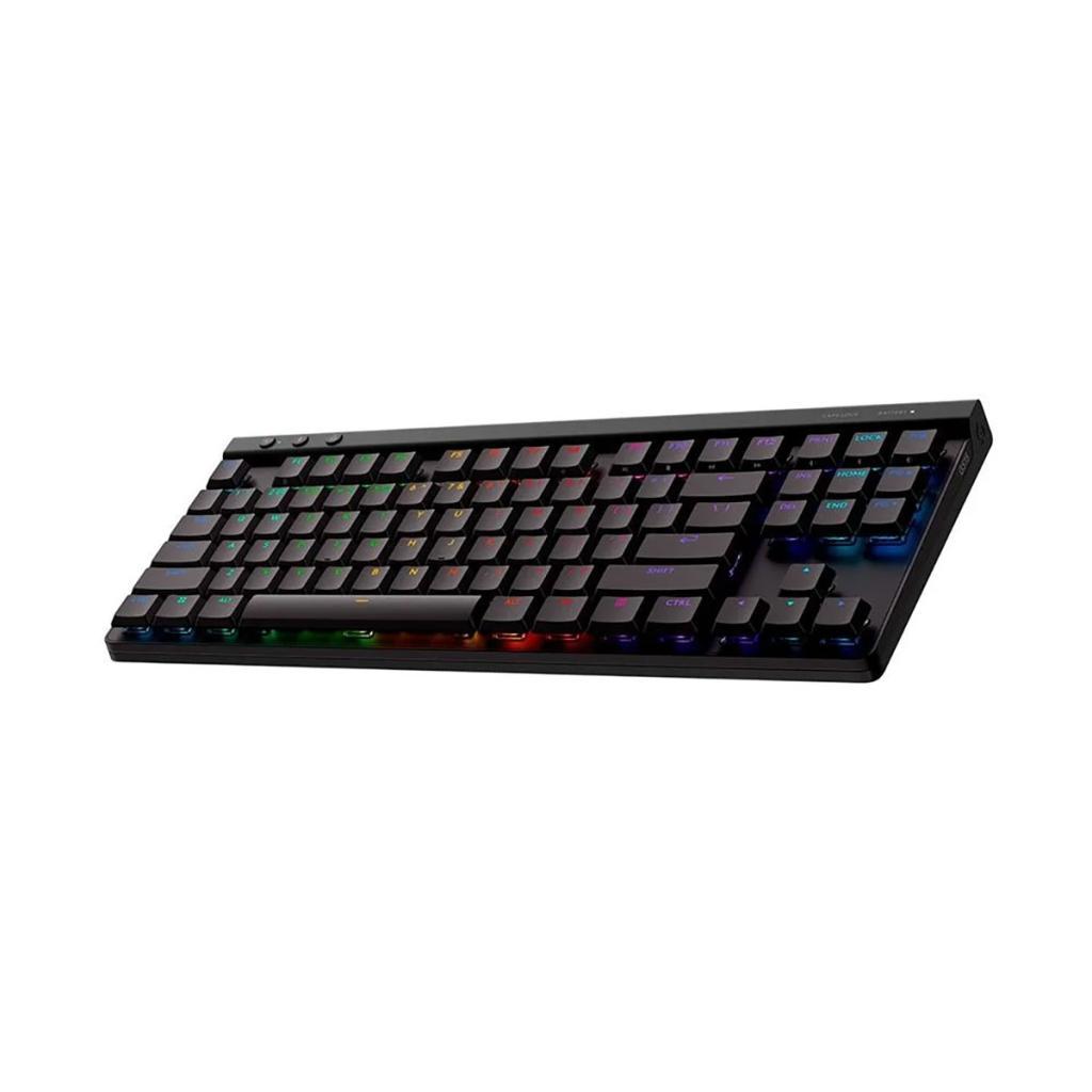 TECLADO MECANICO GAMER SEM FIO LOGITECH G515 TKL RGB SWITCH GL TACTILE PRETO 920-012423