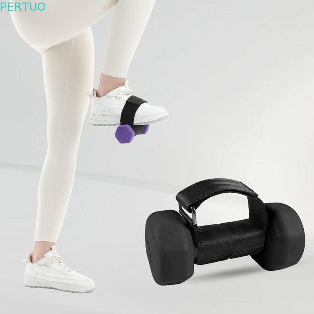 Faixas De Pesos De Tornozelo PERTUO , Alça De Pé De Haltere Confortável E Resistente , Acessório Shin Assist