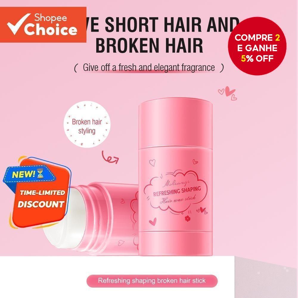 Bastão De Cera Para Modelagem De Cabelo , Fixação De Longa Duração , Fácil De Usar , Portátil , E Creme Modelador