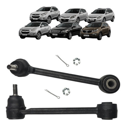 Par Braço Suspensão Traseiro Azera Ix35 Tucson Sportage I30