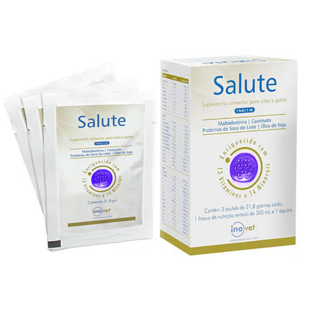Kit Salute Suplemento Nutricional 3 Sachês 21,8g Inovet