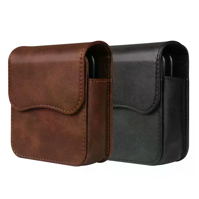 Protetor De Tela Dobrável De Couro Premium Para Samsung Galaxy Z Flip 8 7 FE 6 5 4 3 Moto Razr 40 50 60 Pro Ultra Univer