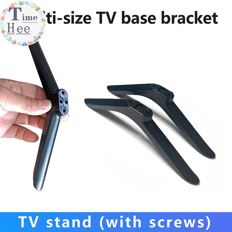 TimeHee 1 Par Base De Televisão Mesa Suporte Pernas Pedestal Substituição Montagem Perna Plástico Pés Universal Pé BR