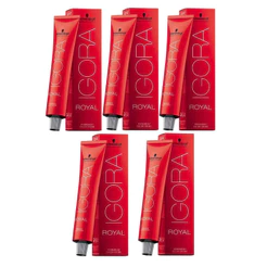 Kit Colorações Schwarzkopf Professional Igora Royal 3 Unidades 9.7 E 2 Unidades 8.77