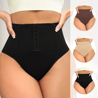 Calças Modeladoras Femininas com Efeito Levanta Bumbum, Corset Pós-parto Plus Size com Botões para Modelagem da Cintura,
