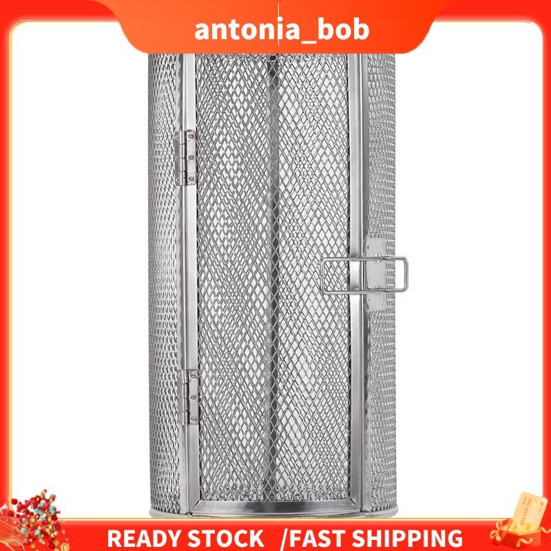 Grelha Giratória Universal De Aço Inoxidável , Cesta De Rotisserie Para Grãos De Café Churrasqueira Torrador Tambor Cozi