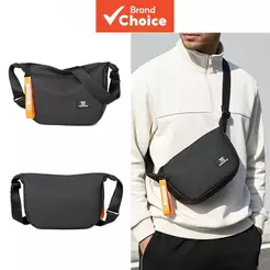 Bolsa Masculina de Ombro Leve Impermeável, Transversal Casual para Uso Diário, Mochila Tiracolo Portátil para
