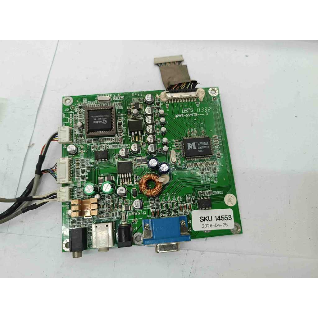 Placa Principal Monitor QPWB-5519T8 15" LCD Widescreen VGA - SKU 14553
