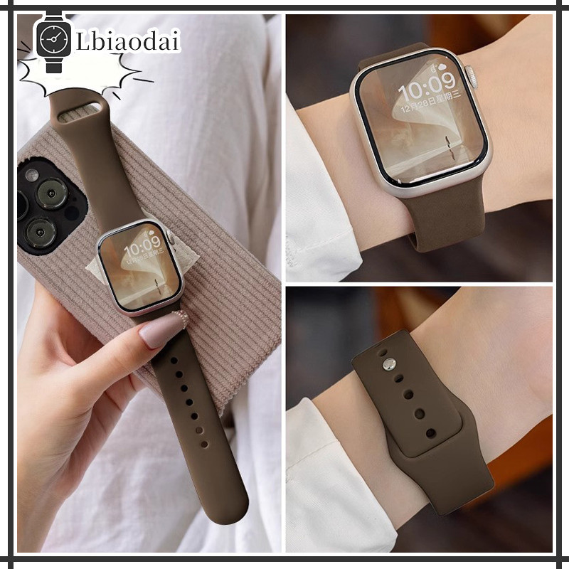 Pulseira Strap De Silicone Para Relógio Smartwatch Apple Watch SE Ultra 3 2 IWa