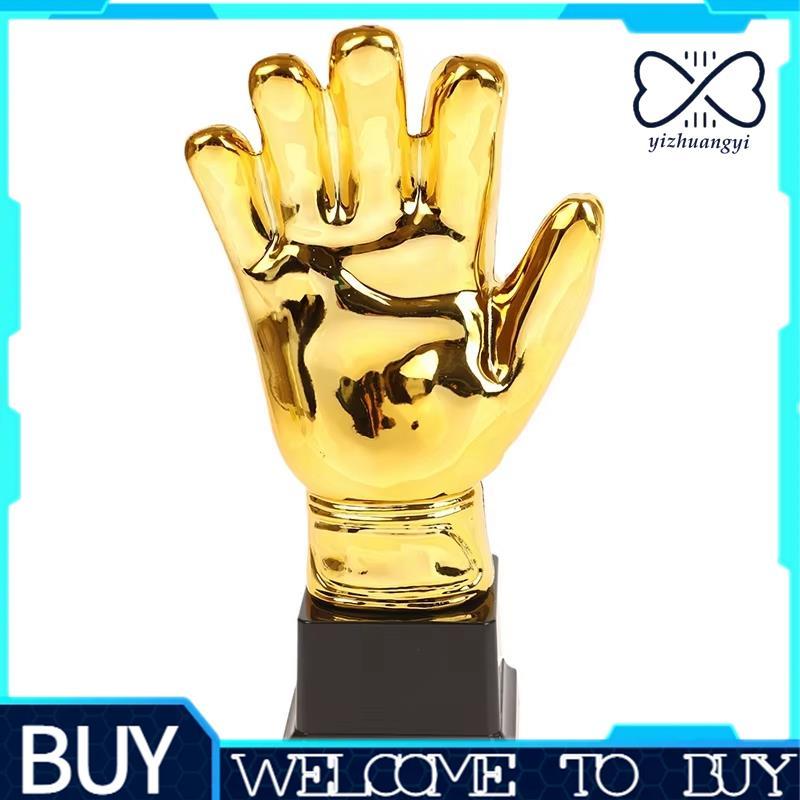 Gold Trophy Cup Grande Troféu De Futebol Luvas De Goleiro Forma Para Competições De Abelhas Ortografias Esportivas