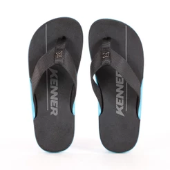 Chinelo Kenner NK6 Preto e Azul - Masculino