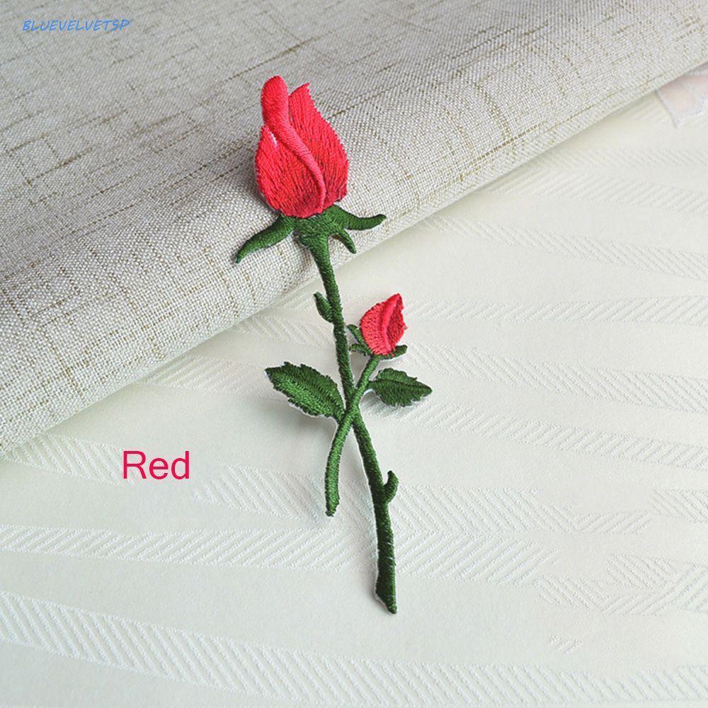 BLUEVELVETSP Bordado Applique Criativo Novo Costura Patch De Ferro Em Crachá Flor Fantasia