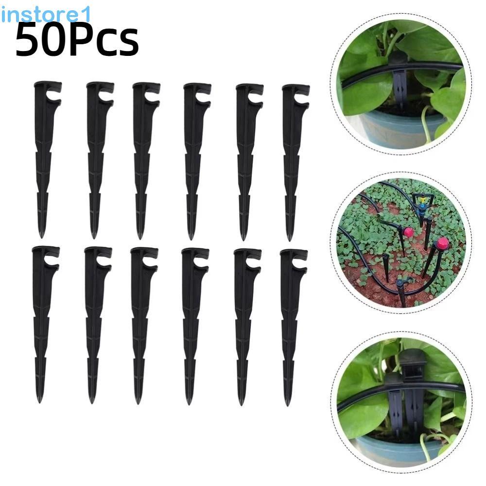 INSTORE 50 Peças De Estacas De Irrigação Por Gotejamento , Mangueira Resistentes De 14/15/16cm , Suporte De Tubo Durável