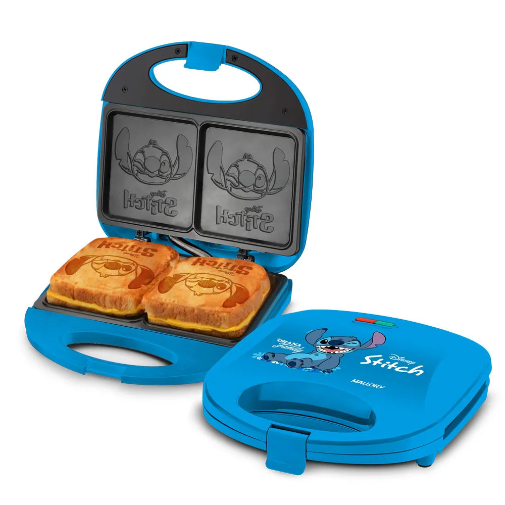 Sanduicheira Mallory Stitch: 750W, Temática Disney e Antiaderente