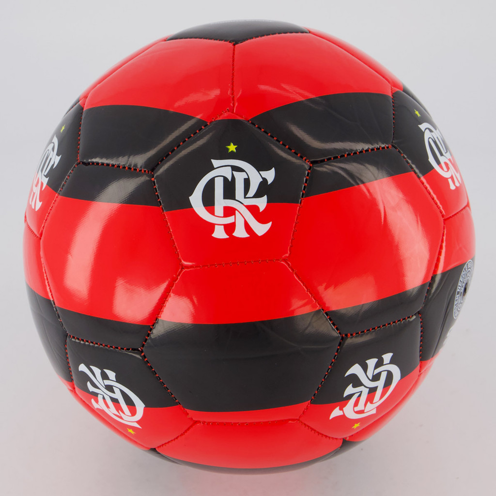 Bola Flamengo Uniforme 1 26 Vermelha e Preta