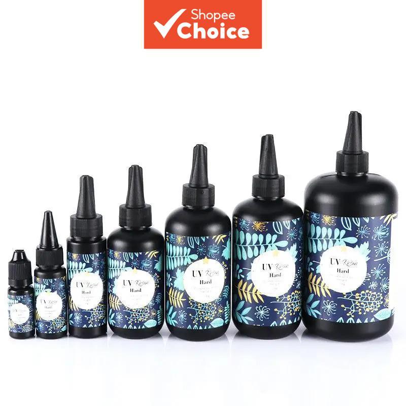 Kit De Fabricação De Pulseira Getah Gelang Tahan Lasak , Resina UV Cristalina Com Cordão Elástico Para , Cola Epóxi De C