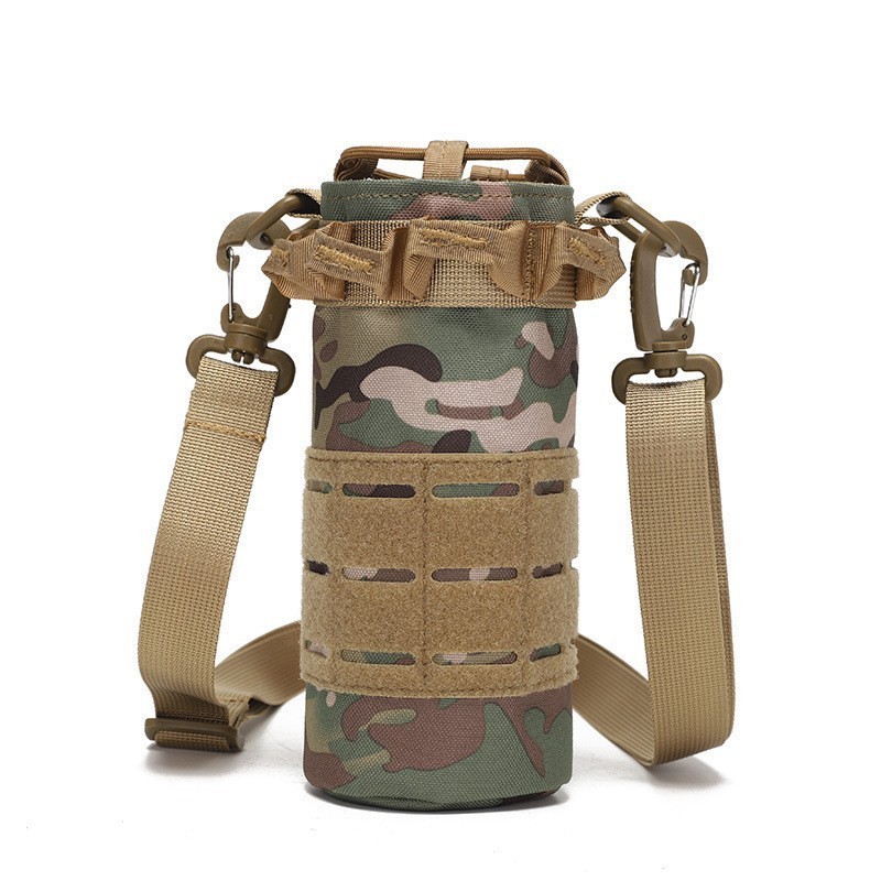 Saco para garrafa de água ao ar livre molle suporte para copo de água à prova d'água resistente ao desgaste saco porta-g