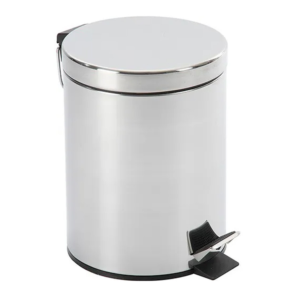 Lixeira Inox com Pedal e Balde 5 Litros SuperPro Bettanin