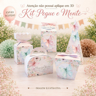 Kit Festa Jardim das Borboletas -Jardim Encantado - Lembrancinhas ENVIO RAPIDO - qualidade e preço justo - PEGUE E MONTE