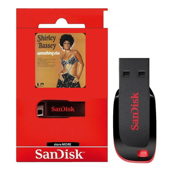 PenDrive Personalizado - Shirley Bassey - Discography