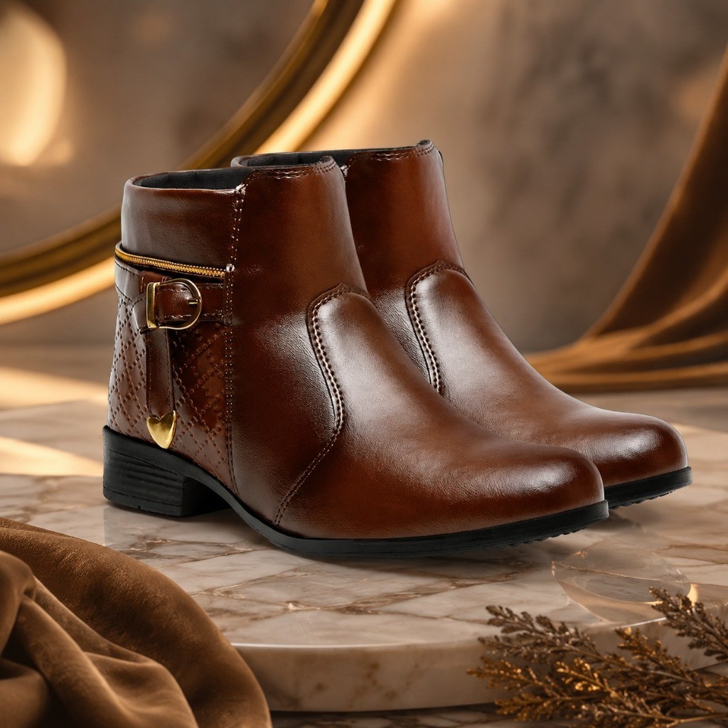 Bota Feminina Coturno Cano Curto Confortável Envio Imediato!!
