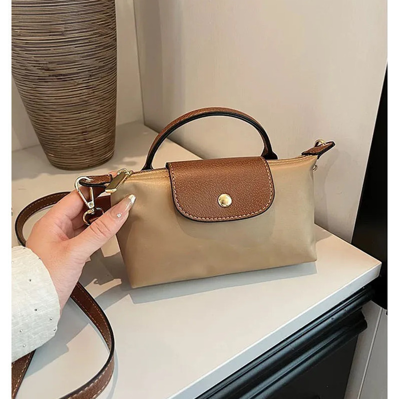 Falon Champ bag mini Dumpling Change Bolsa Para Celular Oblíqua De Ombro Único Com Alça Perfurada Feminina