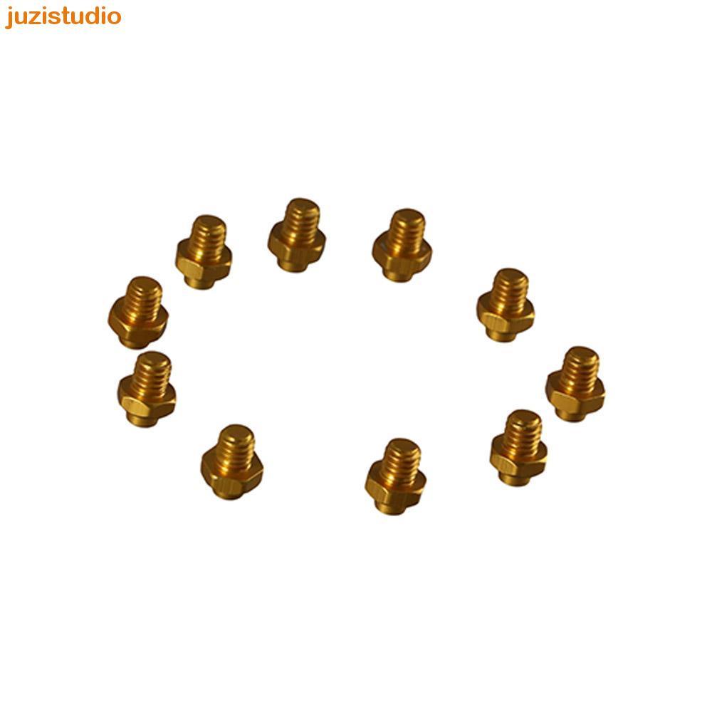 Parafusos Para Pedal JUZISTUDIO Bicicleta De Estrada Mountain Bike CNC MTB Parafuso Antiderrapante M4 Fixo