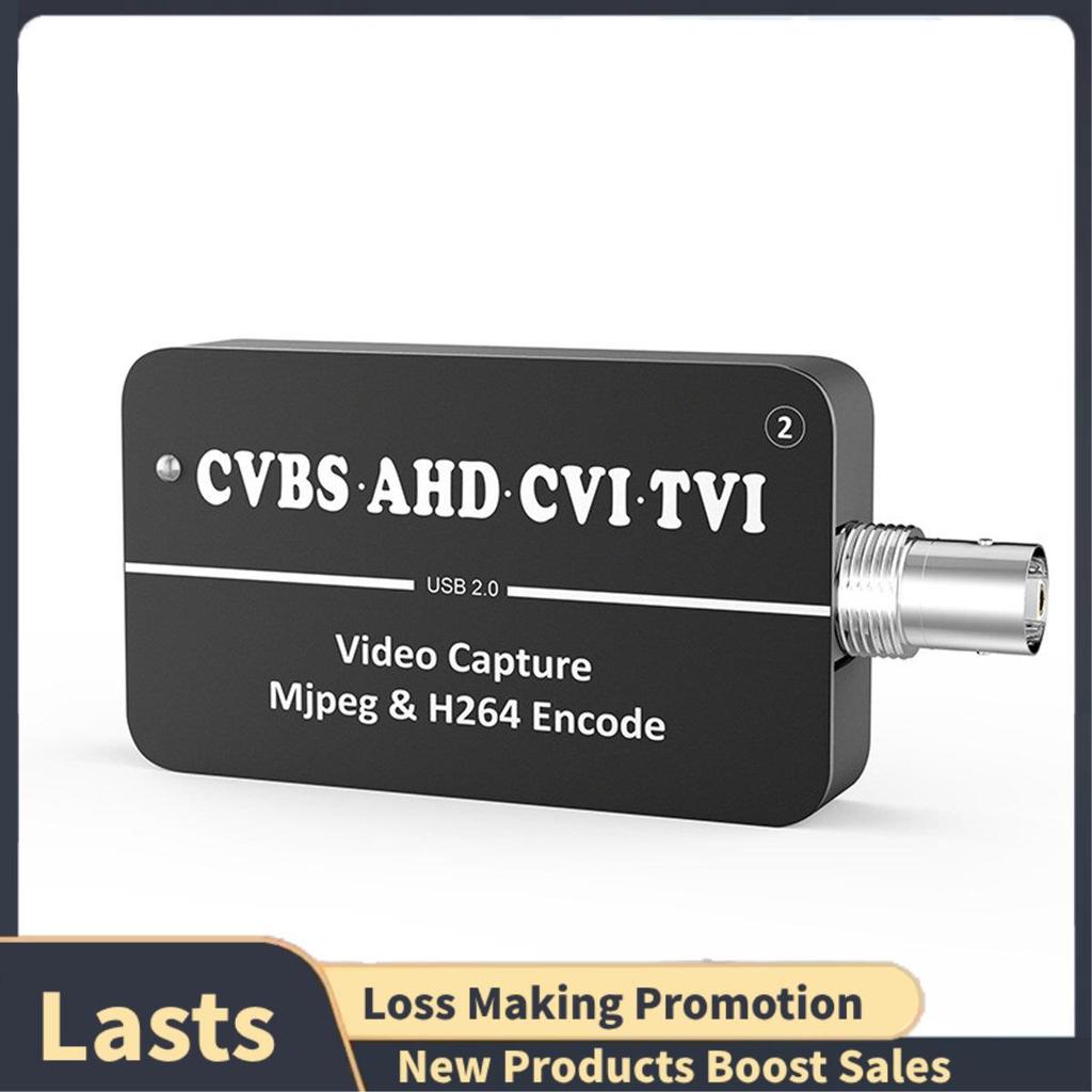 1 Peça LCC261 1080P CVBS Para Placa De Captura De Vídeo USB Liga De Alumínio Preta 264 E MJPEG Dois Codificadores De Str