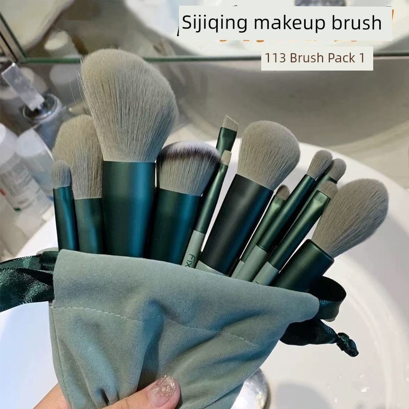pincel maquiagem kit pincel maquiagem 13 pincéis de maquiagem conjunto completo de pincéis de maquiagem beleza escova de