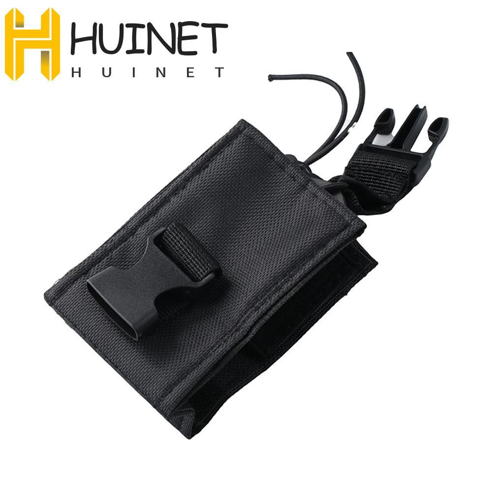HUINET Walkie Talkie Saco-Caso Molle Bolsa Pacote De Armazenamento De Interfone