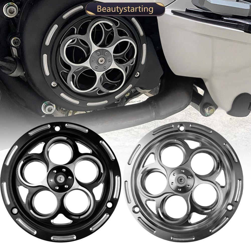 BEAUTYSTARTING Tampa De Ventilador Giratório De Alumínio CNC Para Motocicleta VESPA Primavera Sprint 150 Cobertura De Re