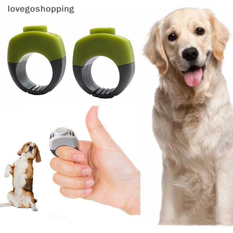 [lovego] Novo Anel Clier Pet Mini Dedo Equipamento De Treinamento Obediência Chocalho Trainer Suprimentos Para Animais D