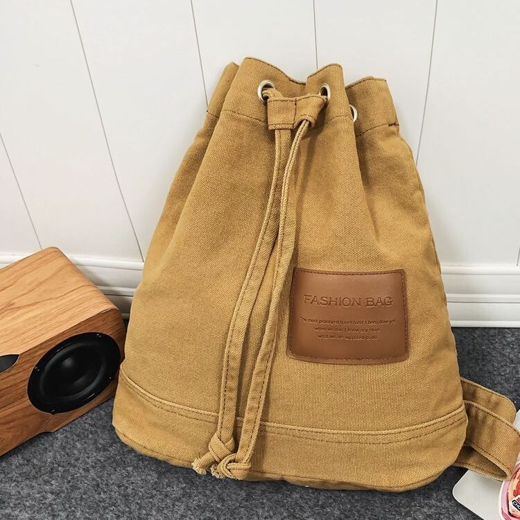 Bolsa de lona das mulheres dos homens grande capacidade japonês Retro saco do mensageiro multifuncional moda bolsa ombro